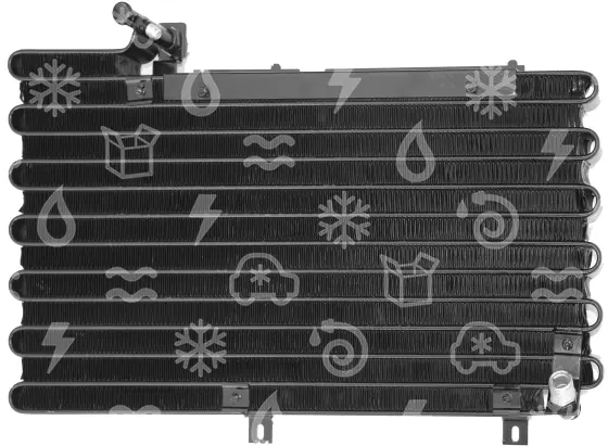 kondenzátor OEM 443260401H / 443260403C / 443260403F, AUDI 100 (44